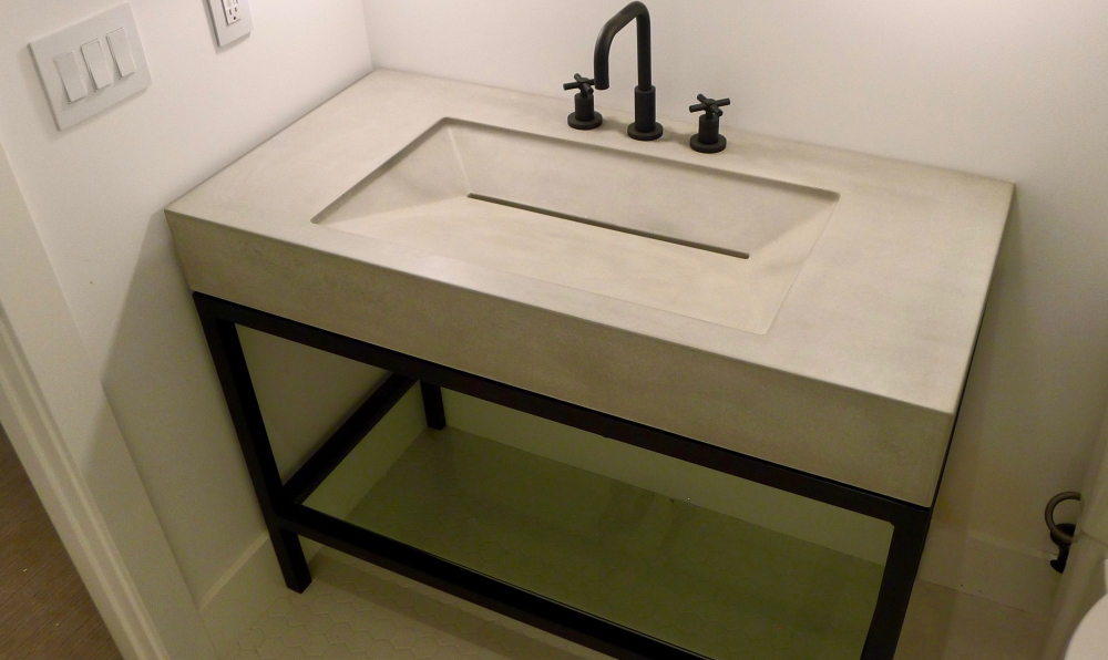 Concrete Pete Boulder Concrete Sink