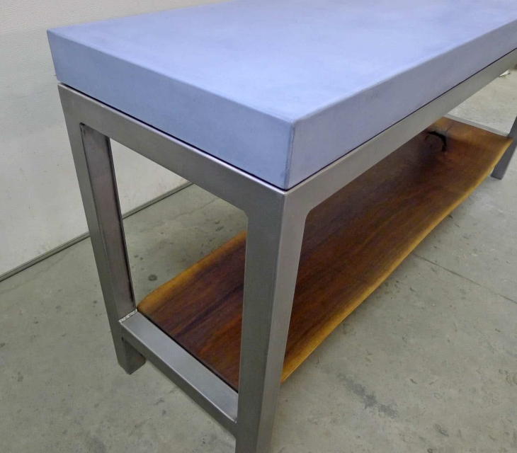 concrete sofa table