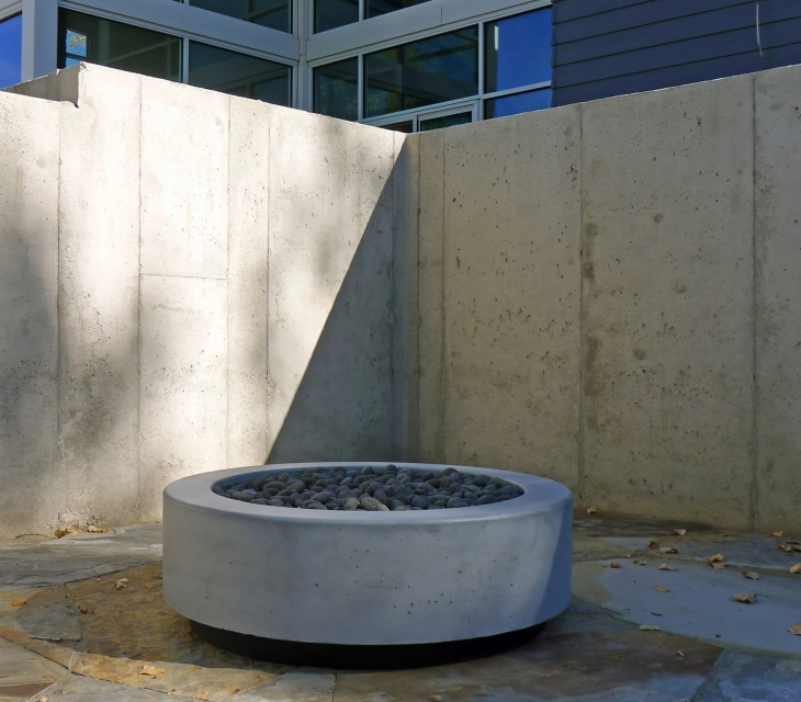 Ft Collins concrete firepit