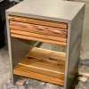 concrete nightstand