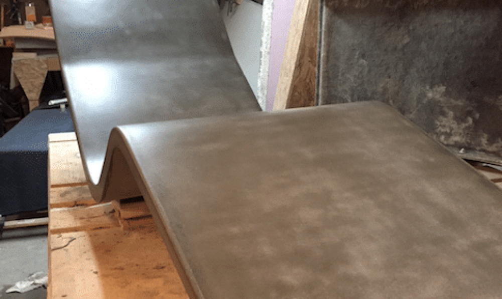 concrete chaise lounge