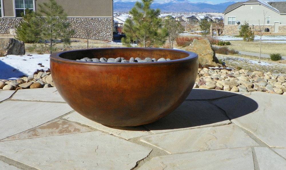 concrete firebowl