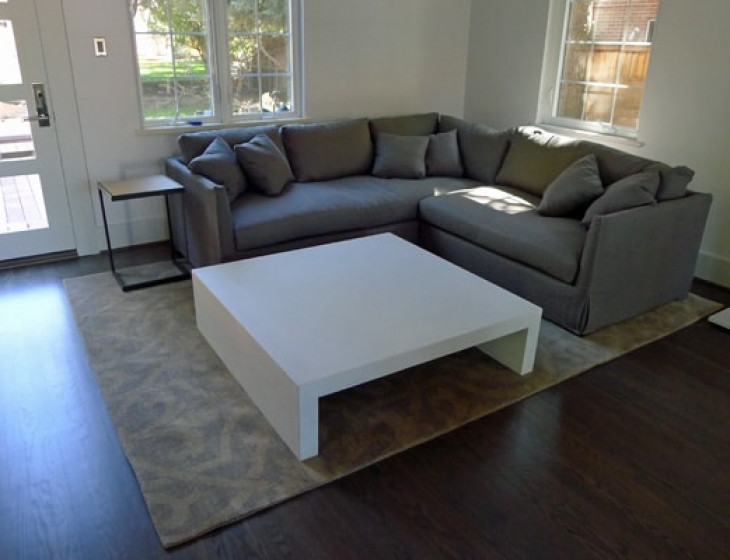 Denver concrete coffee table