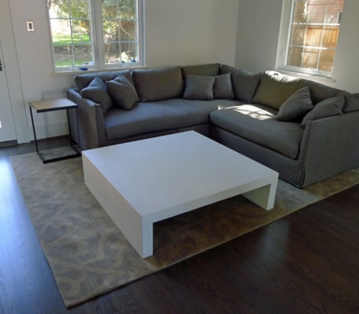 Denver concrete coffee table